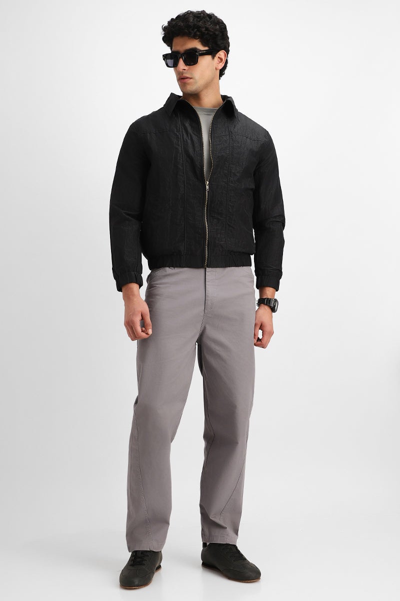 SNITCH Textured Bomber Jacket - Image 3